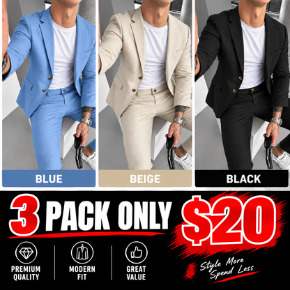 Limited-Time Offer- Men's Versatile Stretch Business Suit