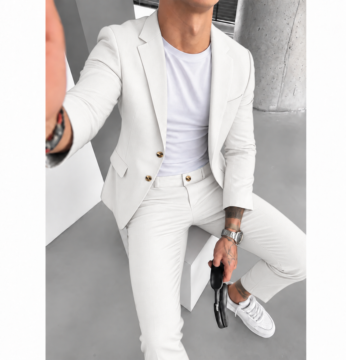 Limited-Time Offer- Men's Versatile Stretch Business Suit