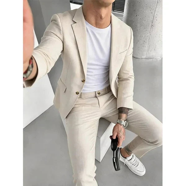 Limited-Time Offer- Men's Versatile Stretch Business Suit
